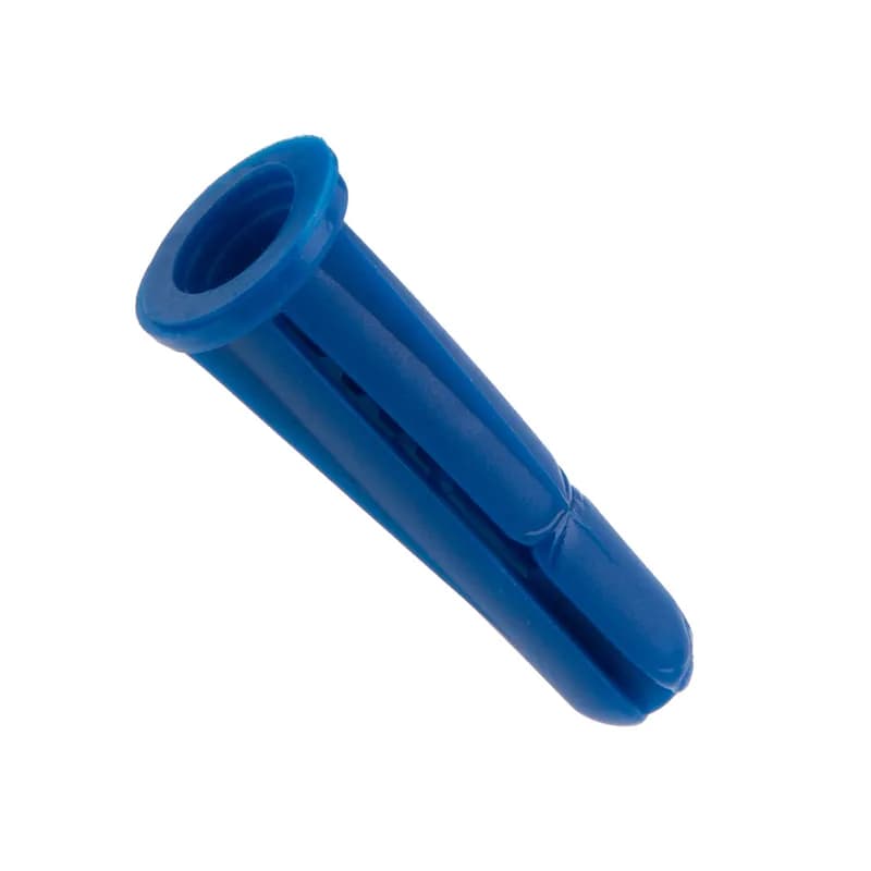 NSI Industries JBA15 - Conical Plastic Anchor, 3/16 in. Size, 7/8 in. length, #8-10 screw size, Blue, 100 per pack