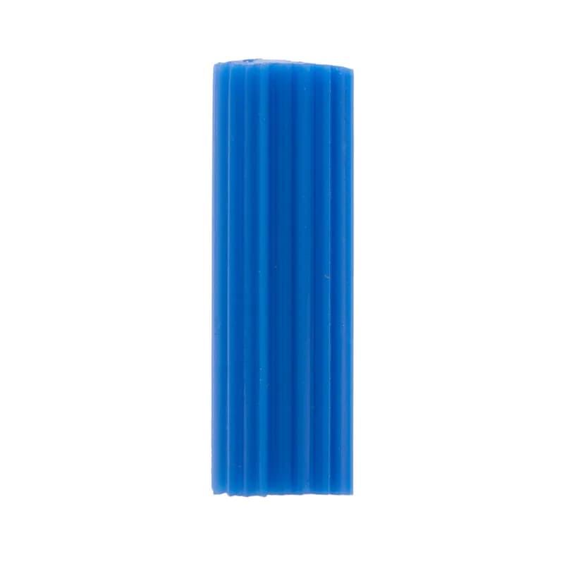 Collarless Vinyl Wall Anchor, 5/16 in. Size, 1 in. length, #14 screw size, 100 per pack, Blue