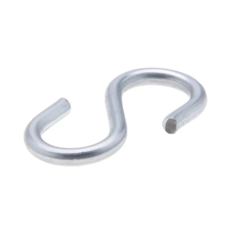 NSI Industries JSHK2ASS - S-Hook, 1-3/4 in. overall length, 0.192 in. hook diameter, Stainless Steel hook material, , 100 per pack, For use with JC10/JC12 Jack Chain