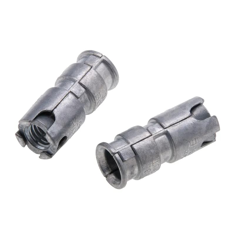NSI Industries JSEA14 - Single Expansion Anchor, 1/2 in. Size, 1 in. length, 1/4 in. thread size, Zinc Alloy material, Zinc finish, 100 per pack, 1/4 in. thread diameter