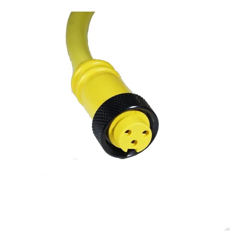 Mini-Link Plug Assembly, PVC, Female, 3 pole, 3', 16 AWG