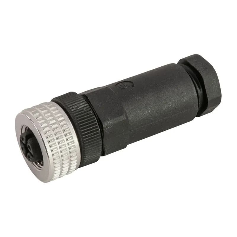 NSI Industries 305AFW9 - Single Key (M12) Micro-Link Field Attachable Connector, 5 pole, Female, PG9 entry