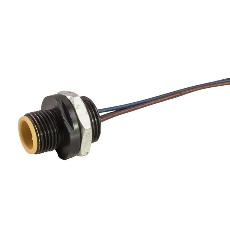 Single Key Micro-Link Receptacle, Male, 4 pole, 1', 1/2" NPT