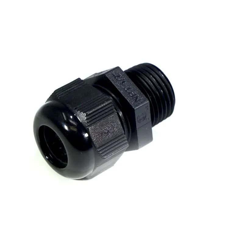 NSI Industries RD09NA-BK - Dome Cap Cable Gland, black, Polyamide, 3/8" NPT, cable range .19 - .39
