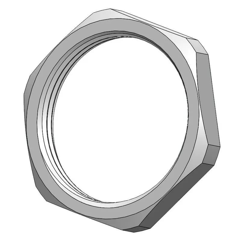 NSI Industries RLEM20 - Locknut, EMC, brass, M20 thread