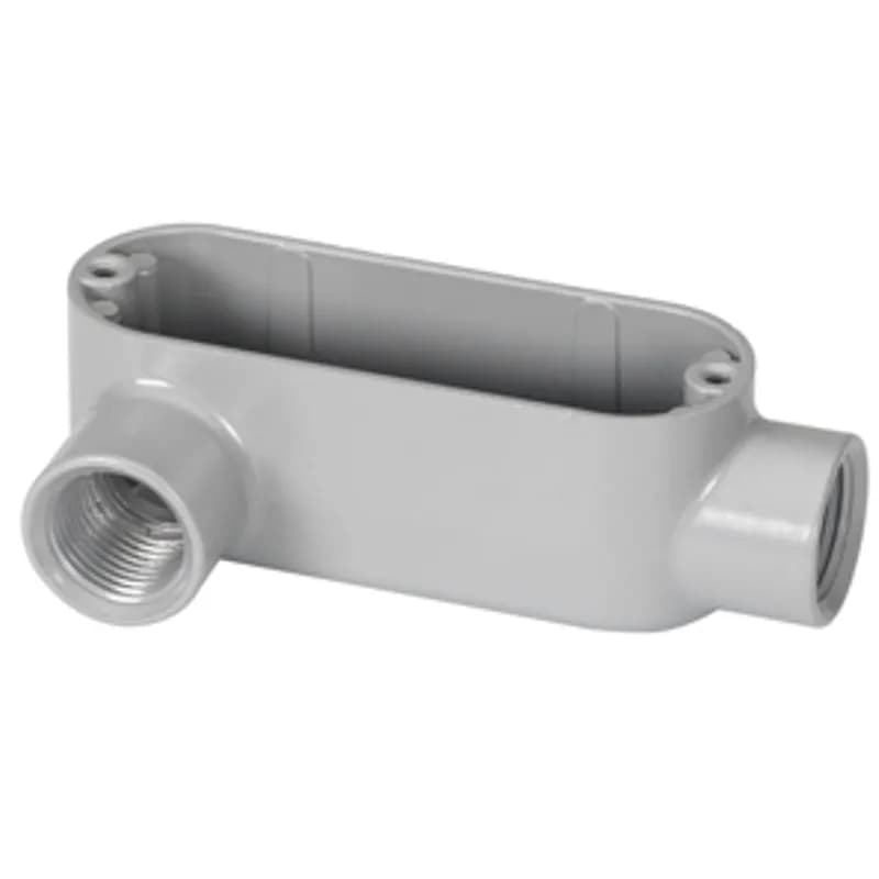 Rigid and IMC Conduit Body, Type LL, Malleable Iron, Size 3/4 Inch