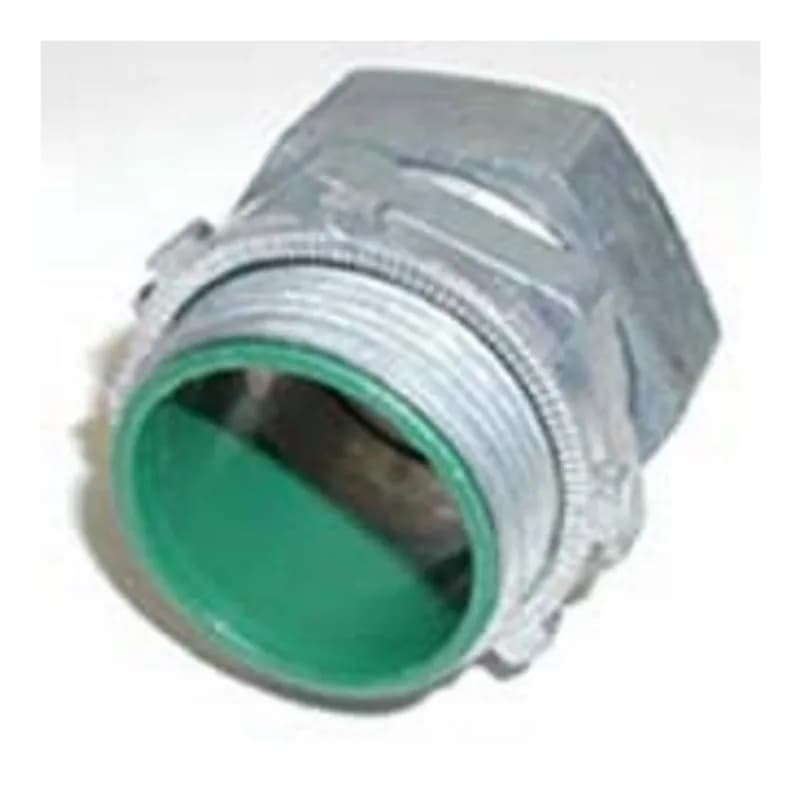 Connector, Compression, Zinc Die Cast, 105 Degree C Insulated Throat, Size 2 1/2 Inch