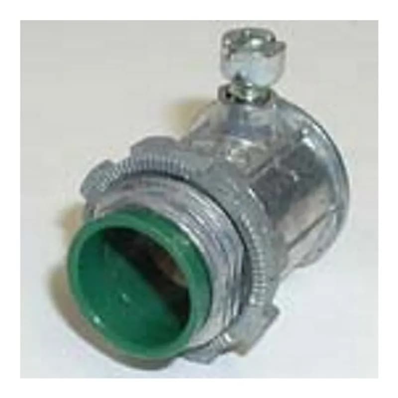 Connector, Set Screw, Zinc Die Cast, 105 Degree C Insulated Throat, Size 1 Inch