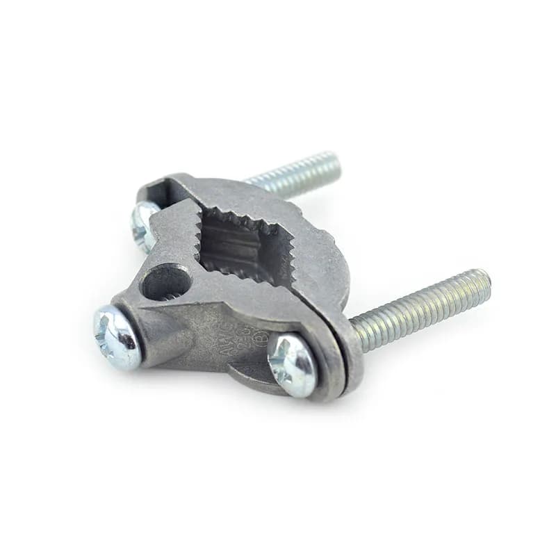 Clamp, Ground, Bare Wire, Zinc Die Cast, Ground Pipe Grounding Electrode Size 1/2 - 1 Inch