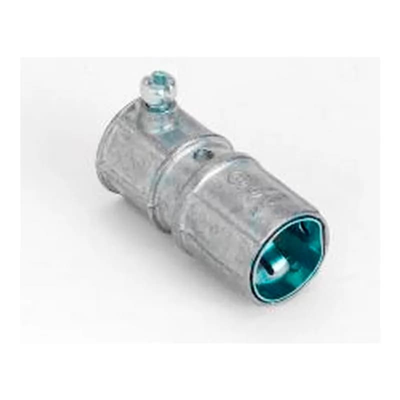 NSI Industries 280SP - 1/2 inch EMT set screw combination coupling to 3/8" AC/MC/MCIA & FMC