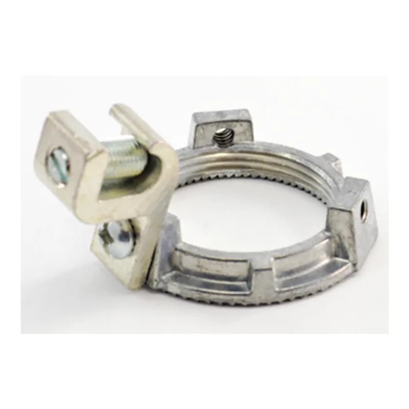 NSI Industries 165-G - Locknut, Grounding, Zinc Die Cast, Size 1-1/2 Inch, 14-1/0 Lug