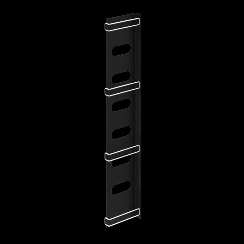 nVent PVCM2 - Vertical Cable Manager 2, Black, Steel