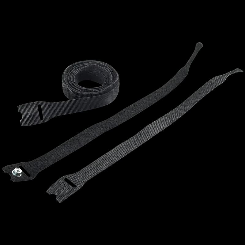 VELCRO® Cable Wrap, 8-inch, Black, Cloth