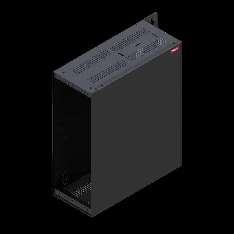 Side-Mount Cabinet 19-inch 4U, Black, Steel