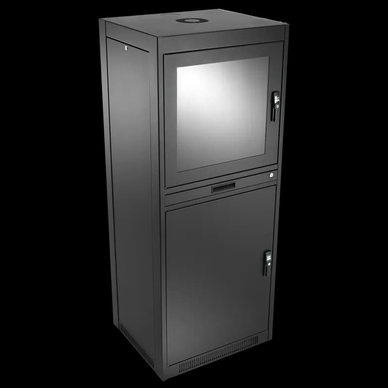 Networking PC Cabinet Type 1, 1700x700x600mm, Black, Steel
