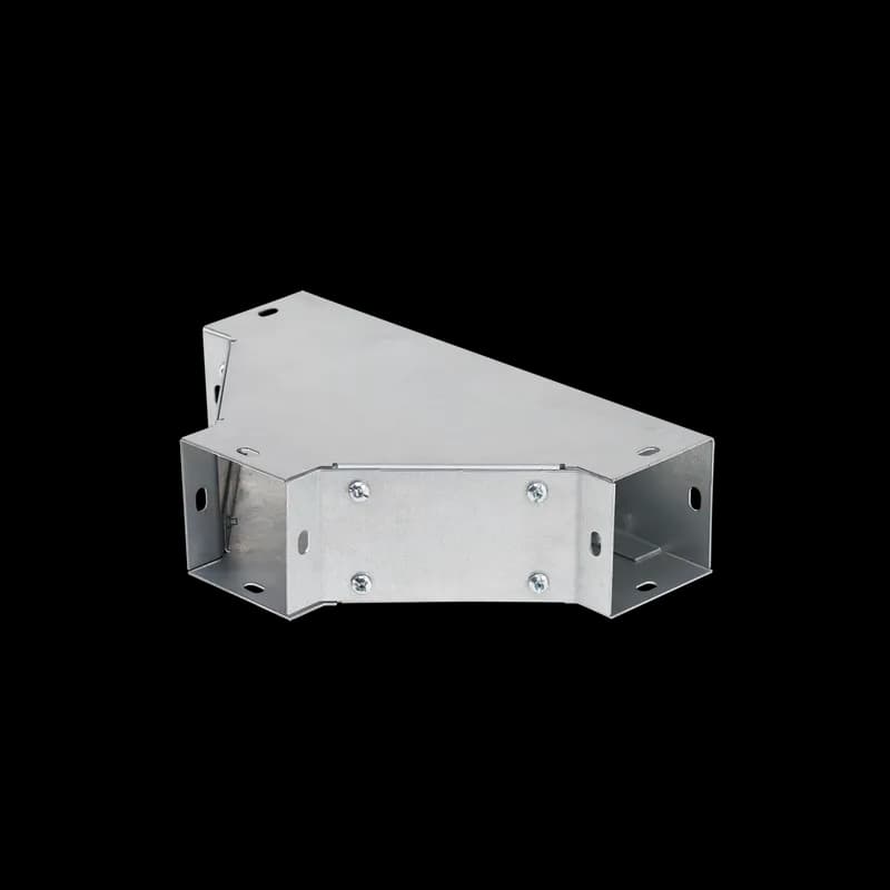 Sweep Tee LayIn Wireway, fits 12.00x12.00, Galvanized, Mild Steel