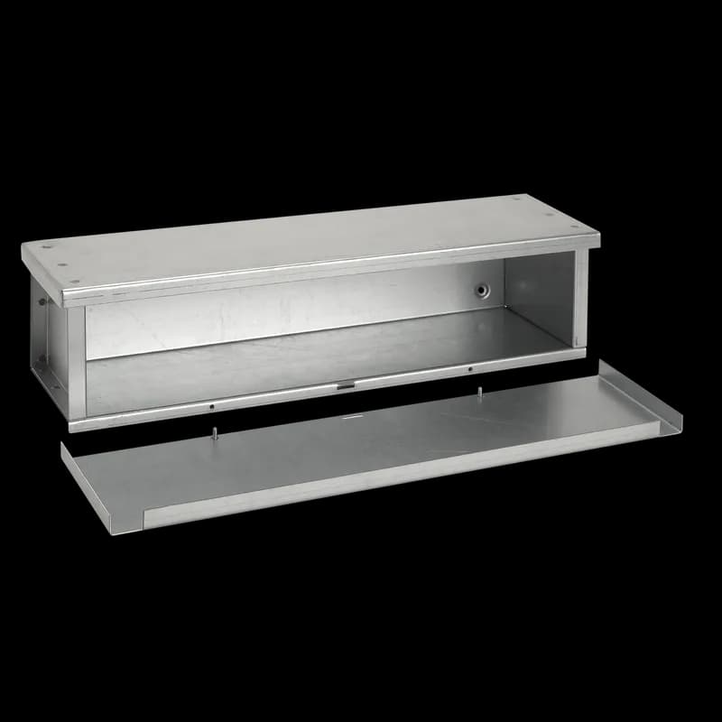 EconoTrough NEMA Type 3R, 8.00x8.00x116.00, Galvanized, Steel
