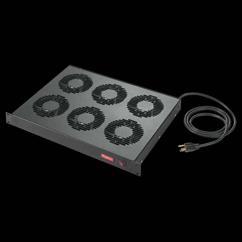 Rack-Mountable Tray 19-inch, 1Ux7.60, Black, Steel
