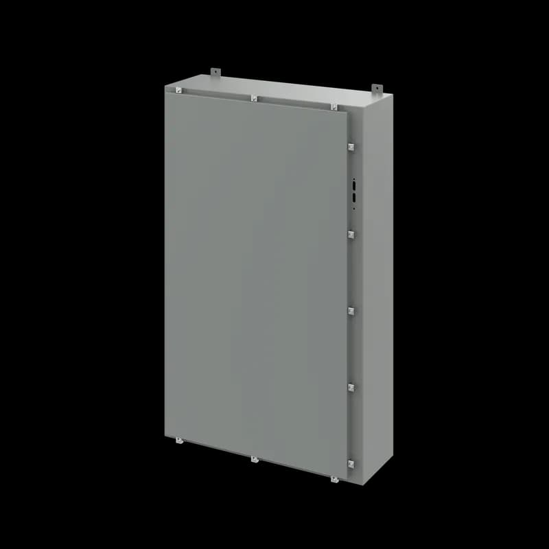 Disconnect Enclosure with Clamps Type 4, 60.00x37x12.00, Gray, Steel