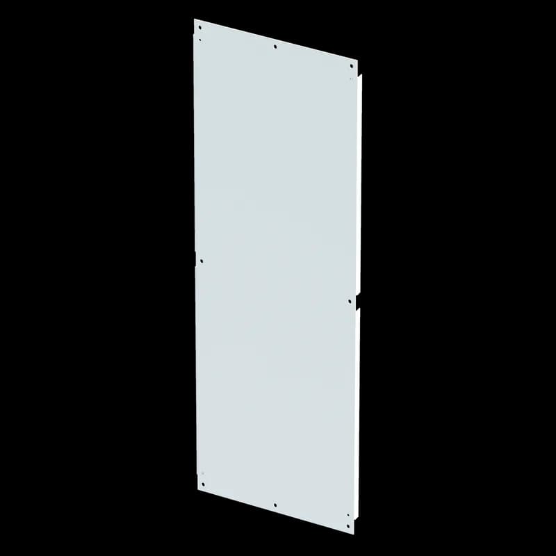 Side-Mounted Panel for Freestand with Mounting Channel, fits A=72 60x20, White, Steel