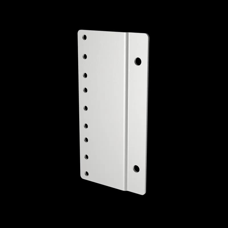 Panel Adapter, 23 to 19x3U, Plated, Steel
