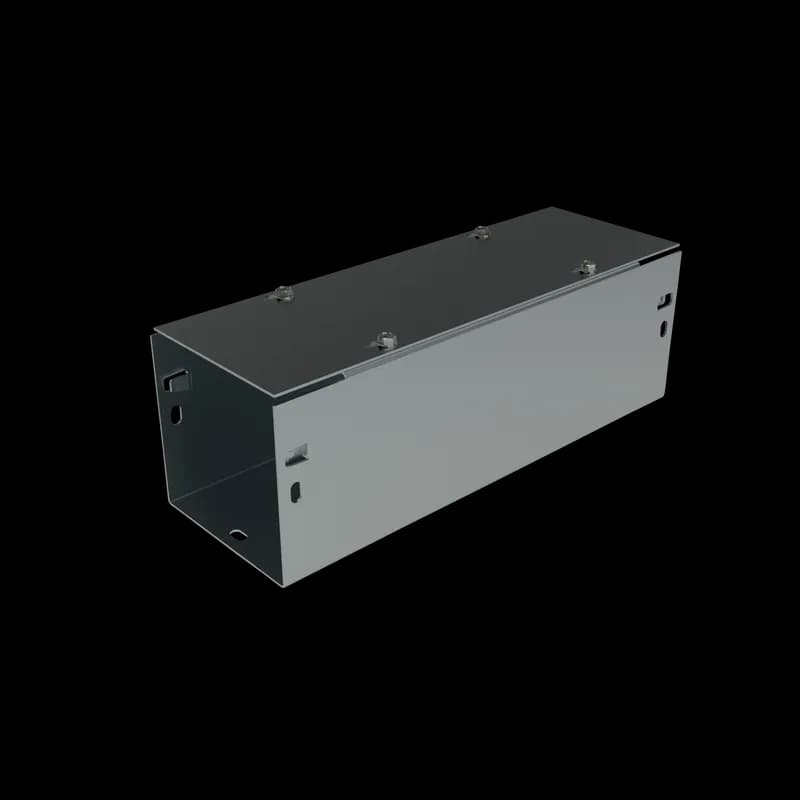 nVent F66T118GV - Straight Section Layin Flat Cover Type 1 no KOs, 6x6x18, Galvanized, Steel