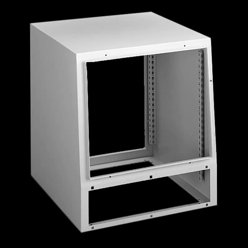 ProLine Sloped-Front HMI with Accessory Opening, 700x600x600mm, Lt Gray, Steel