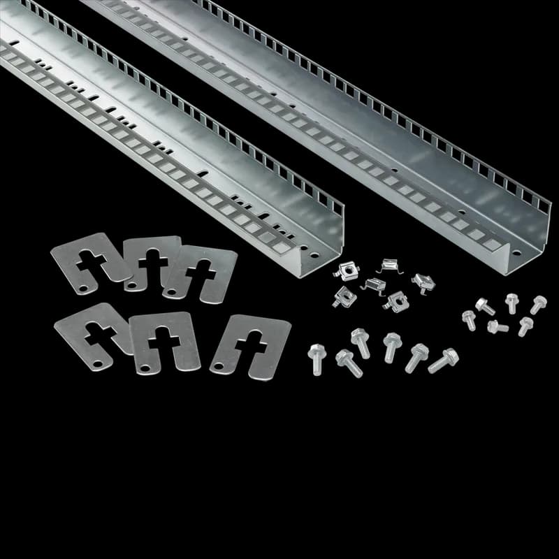 Rack Angle 24-inch Square Hole, fits 1400mm, Plated, Steel