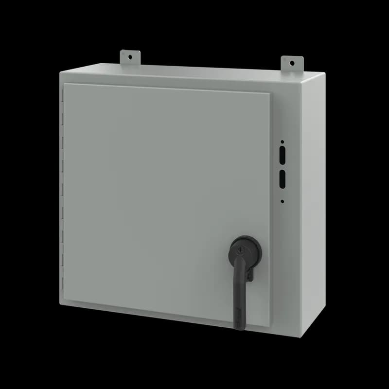 Disconnect Enclosure with Handle Type 12, 20x21.38x8.00, Gray, Steel