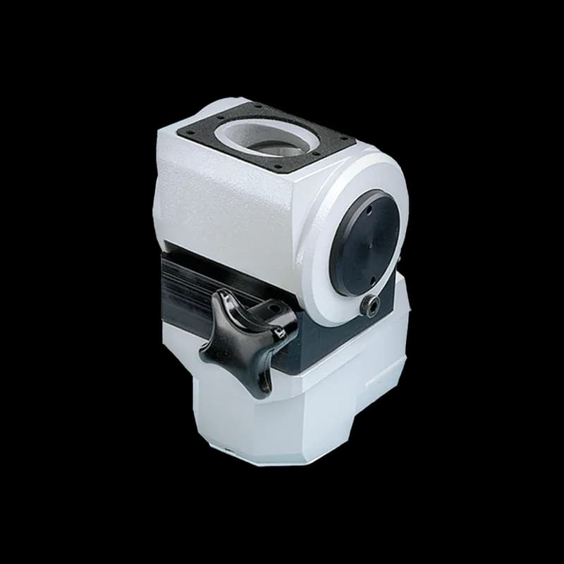 Compact Series 2 Swivel Tilt 90-Degree Elbow, fits 45x60mm, Lt Gray, Aluminum
