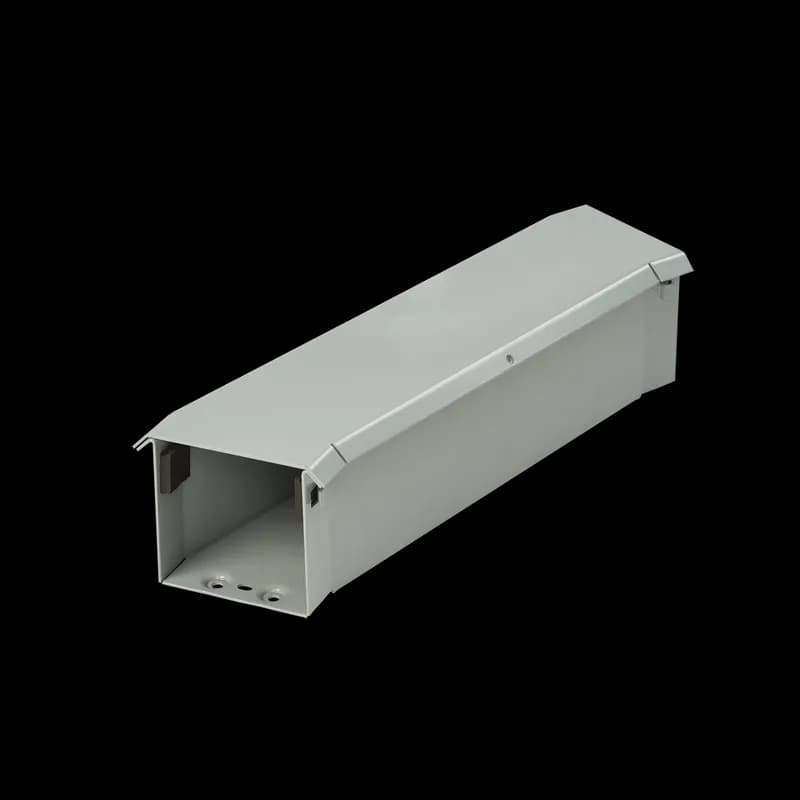 Elbow 30-Degree Sweep Lay-in Painted Galvanized, fits 8.00x8.00, Gray, Steel