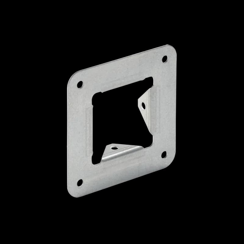 Panel Adapter LayIn Wireway, 10.00x10.00, Galvanized, Mild Steel