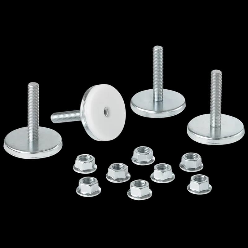 nVent PMBLM12 - Mobile Base Leveling Kit, Black, Steel