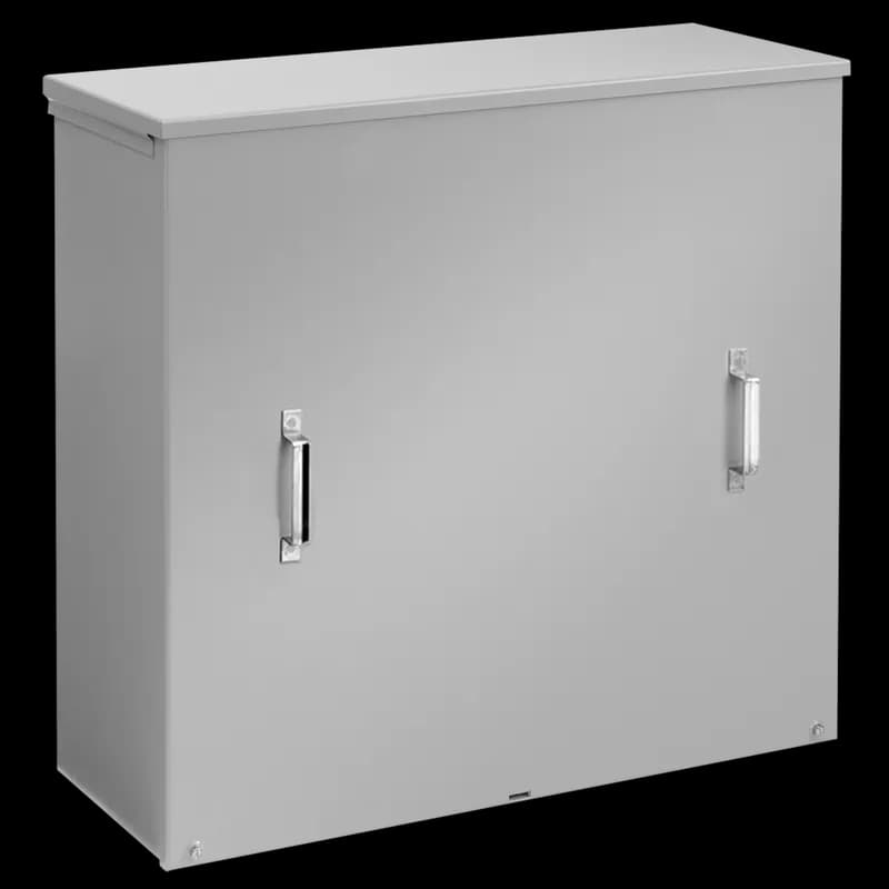 CT Cabinet Screw-Cover Type 3R, 36.00x30.00x11.00, Gray, Steel