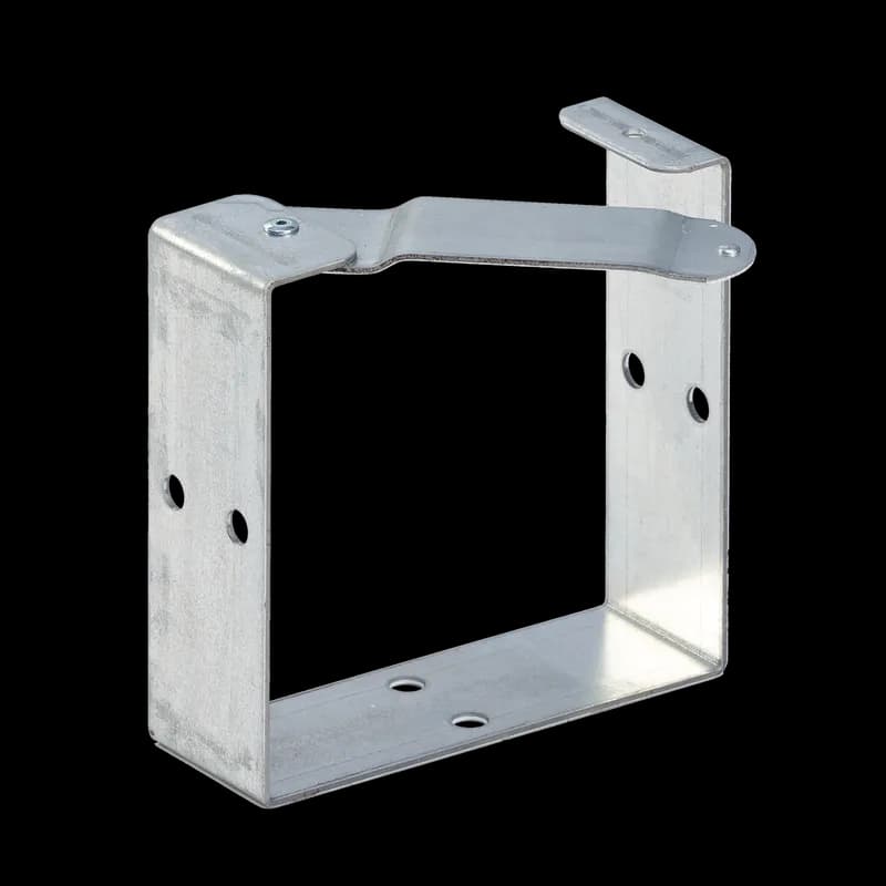 Universal U-Connector for LayIn Wireway, fits 10.00x10.00, Galvanized, Mild Steel