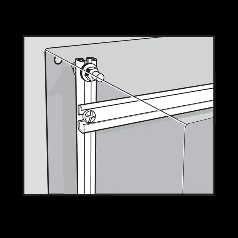 Mounting Channels, fits 20.00, Steel