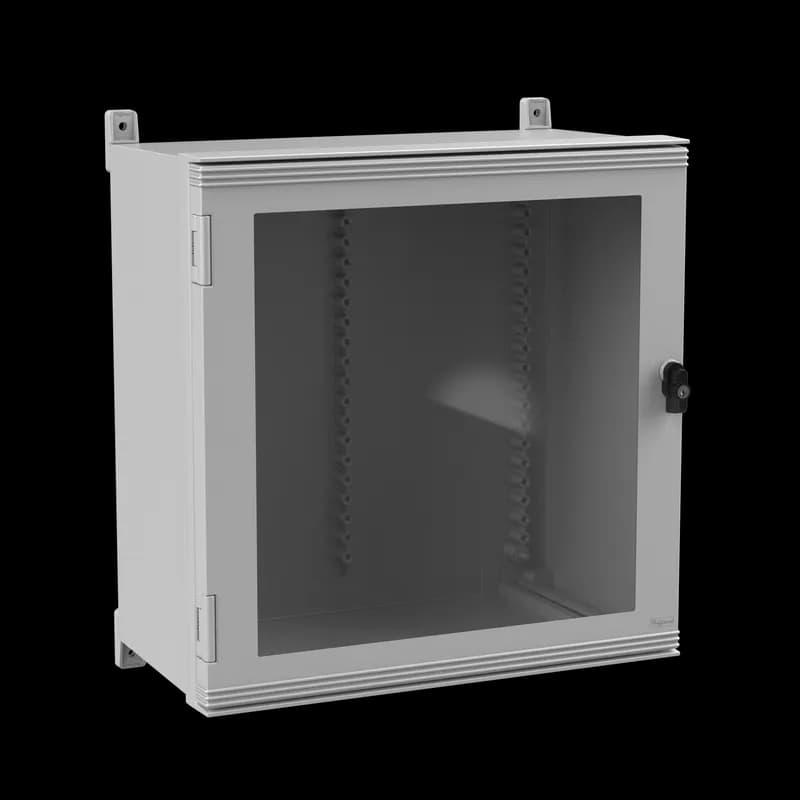 Ultrx WiFi Window Door Type 4X, 608x595x321mm, Lt Gray, Fiberglass