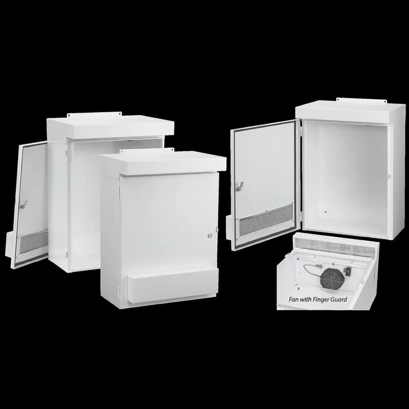 WeatherFlo with Fan Type 3R, 41.00x24.00x12.00, White, Steel