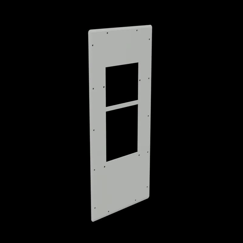 nVent EGPACCR23 - ComLine OSP Gland Plate AC CR23, 838x381mm, Gray, Aluminum