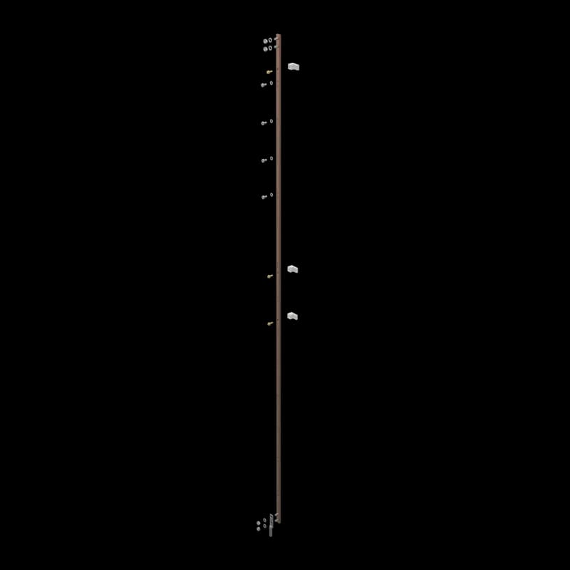 nVent DG72 - Vertical Ground Bar Kits, 0.625x72.00, Electroplated, Copper
