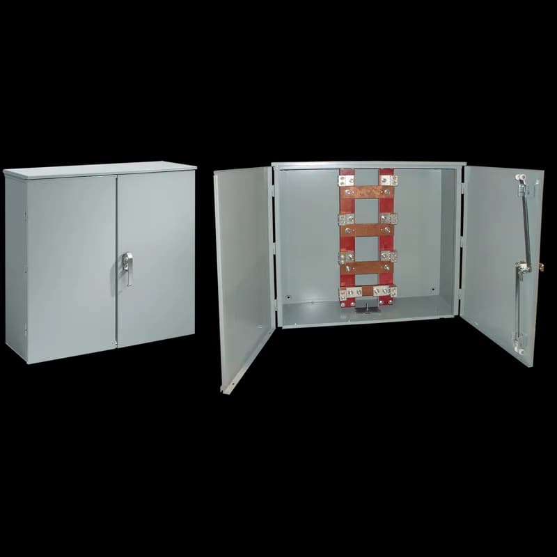 CT Cabinet 400-800 Amp Type 3R, 35.77x35.8x11.00, Gray, Steel