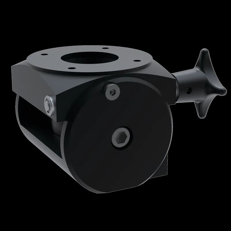 Syspend 281-Max Angle Adapter Stepless 30-Deg, 6.22x5.12x4.41, Black, Aluminum