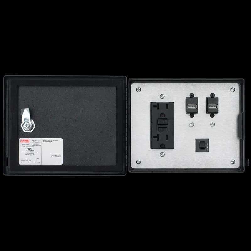 nVent HDP5USBUSBCC - InterSafe Data Interface for USB, 10-ft. Cable, Duplex, Polycarbonate