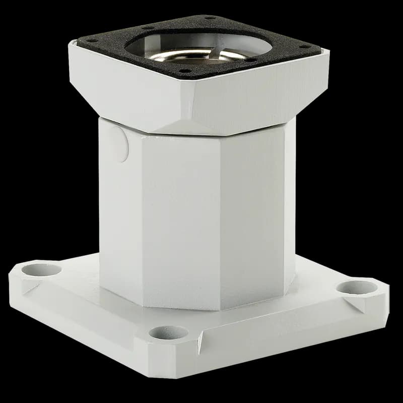 Compact Series 2 Rotational Base Bracket, fits 45x60mm, Lt Gray, Aluminum