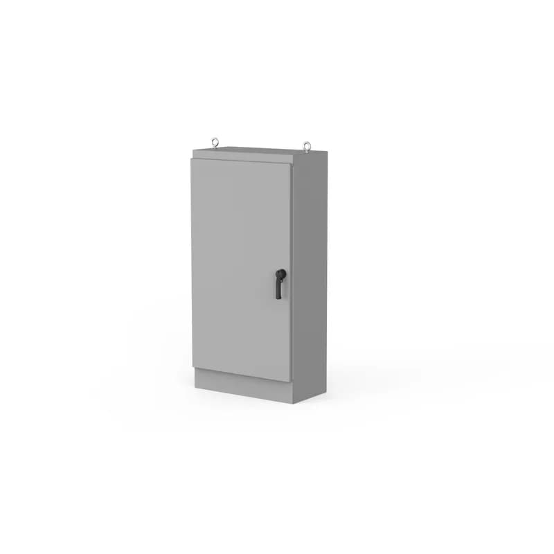 Freestand Single Access Gray Inside Type 12, 90.06x36.06x36.06, Gray, Steel