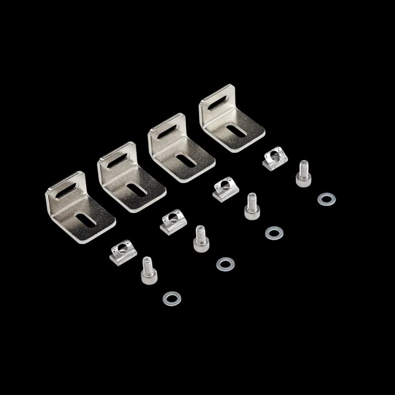 nVent SYMBRK - Mounting Bracket Kit for Syspend Aluminum HMI, 76x76mm, Plated, Steel