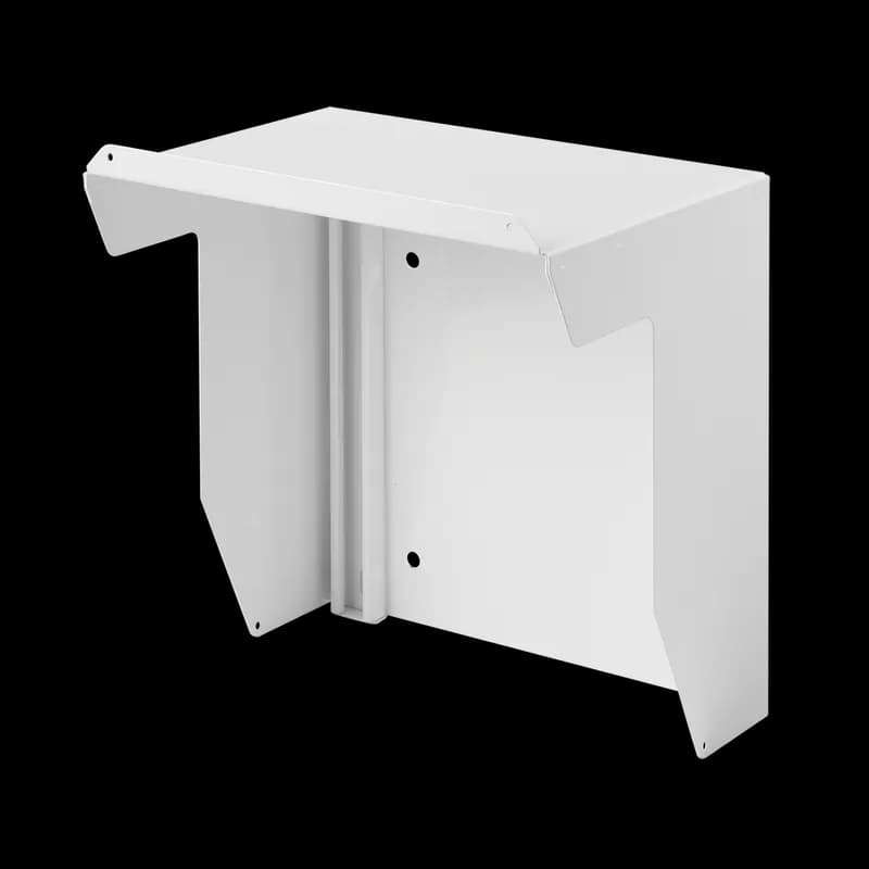 nVent SW1MGLWH - Wall-Mount Solar Shield, Type 4 and 12, 16.00x16.00x11.75, White, Galvanized