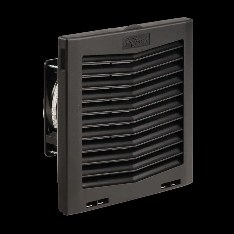 HF09 Side-Mount Filter Fan, 230V 33CFM, Black