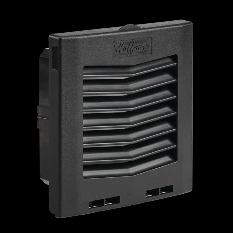 HG Filter Fan Exhaust Grille IP54, fits HF05 fans 5-inch, Black, Plastic