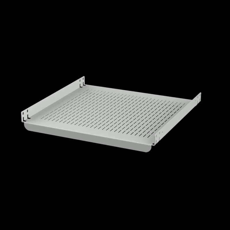 ProLine G2 Rack-Mount Fixed Shelf, 19-inch, fits 600D, Light Gray, Steel